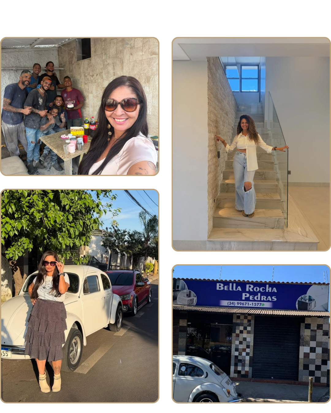 Equipe Bella Rocha Pedras e Fachada